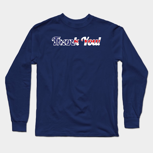 Thank A Veteran Long Sleeve T-Shirt by Courtney's Creations